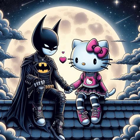 batman and hello kitty