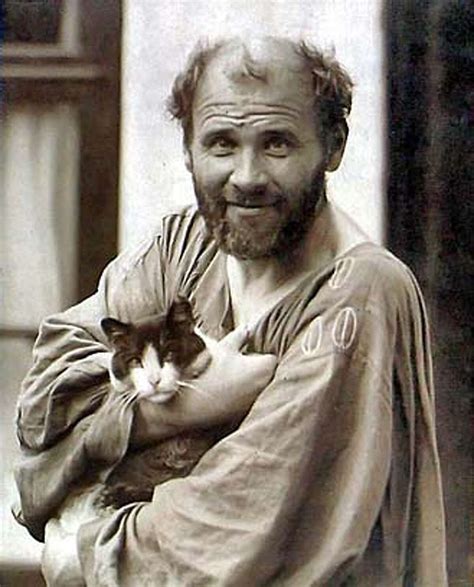 Portrait of Gustav Klimt in the offing