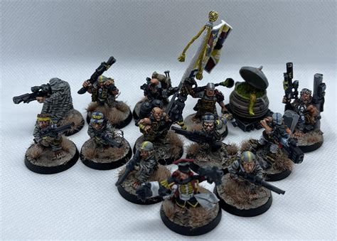 Ratling Kill Team based on one of my favorite pieces of Warhammer art ...