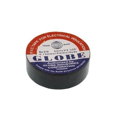 Globe Black Electrical Tape - Insulating Tape Motorobit - Motorobit.com