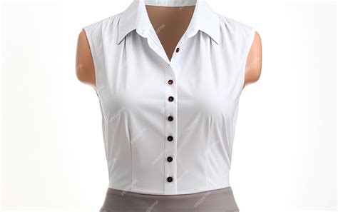 Premium Photo | Womens White Shirt With Sleeves