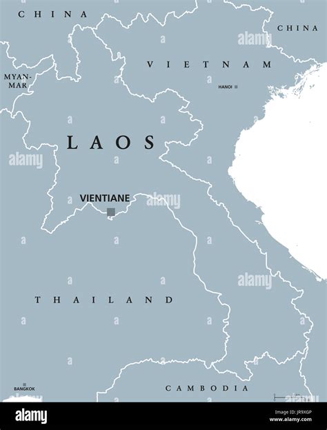 Map of laos hi-res stock photography and images - Alamy