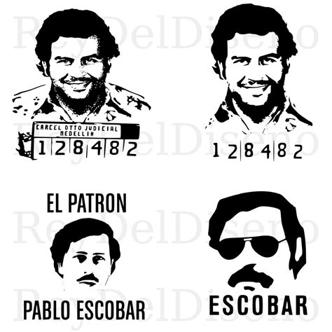 Pablo Escobar SVG / Pablo Escobar imágenes prediseñadas / - Etsy España