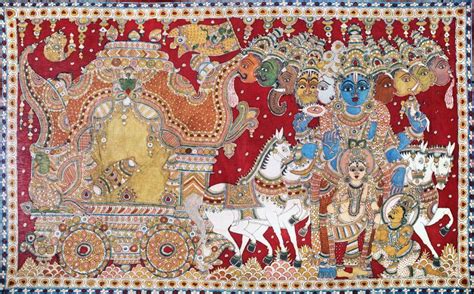 Lord Krishna Shows Vishvarupa to Arjuna During Mahabharata War (Gita ...