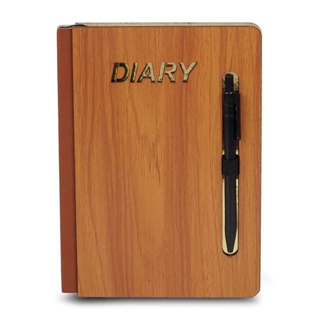 Erminio Palamino Wooden Style Hard Cover Executive/Corporate Diary ...