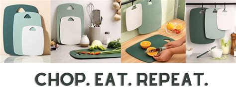 Buy YELONA Durable Kitchen Cutting Board Set of 3, BPA Free, Large ...