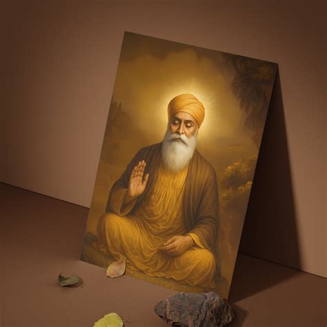 Guru Nanak Ji Poster – Bring Home Divine Peace | Glossy Wall Art ...