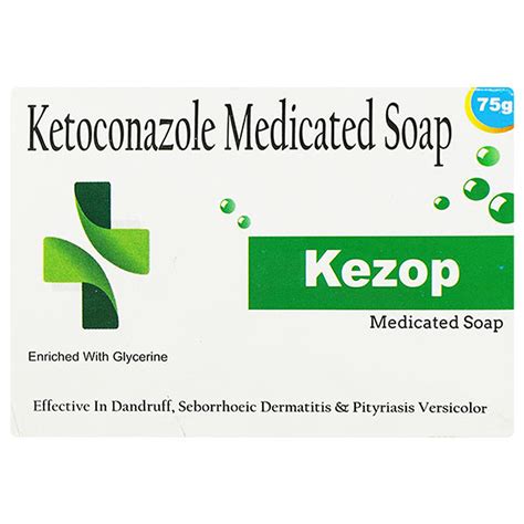 Buy Kezop Soap, 75 gm | 19 Minutes Delivery | Apollo Pharmacy
