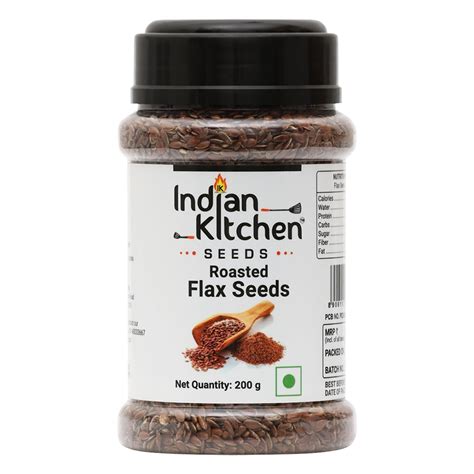 Indian Kitchen Roasted Flax Seeds 175g