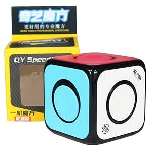 Buy QiYi O2 Cube (Version-2) 1x1 Puzzle Cube Hybrid with Grip Divots ...
