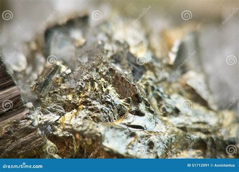 Iron Pyrite, is an Iron Sulfide with the Chemical Formula FeS2 Stock ...