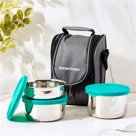 Buy Korobka Taze 3Pcs Stainless Steel Lunch Boxes with Bag from Home ...