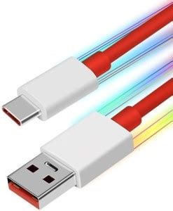 Larecastle USB Type C Cable 4 A 1 m NA Fast Charging Red Data Cable for ...