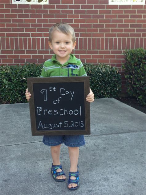 First Day of Preschool! Can
