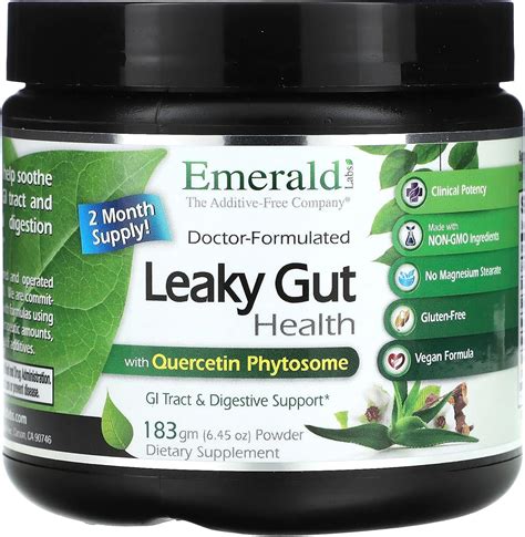 Amazon.com: Emerald Labs Leaky Gut Health - Digestive Support Supplement with DGL Licorice, Aloe ...