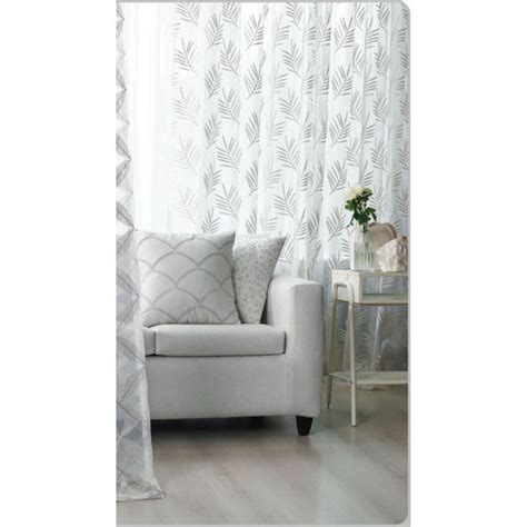 EVA EMBROIDERY SHEER CURTAIN FABRICS FABRICS 301 - ALLURING DECOR LLP