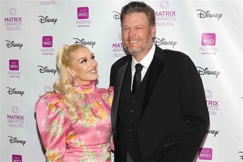 Blake Shelton Wears Denim Jacket Dedicated to Wife Gwen Stefani
