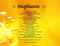Image result for Stephanie Word