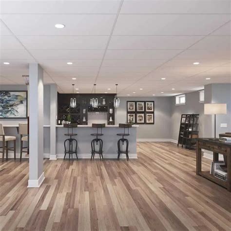 Basement Ceiling Tiles: Creating A Beautiful And Functional Space - Home Tile Ideas