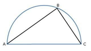 Triangle ABC is inscribed in a semicircle. AB= 12 cm, BC = 16 cm. Find ...