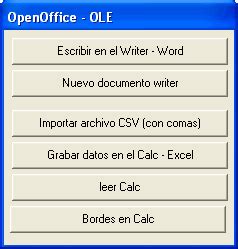 OpenOffice Calc Visual Basic 的图像结果