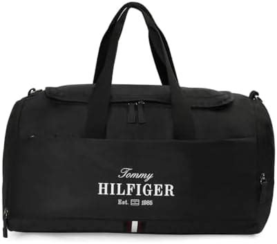 Buy Tommy Hilfiger Duffel Bag Capshaw - Black | Water-Resistant ...