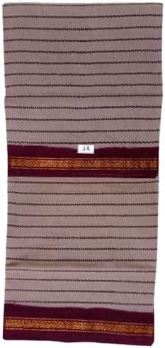 Buy Madurai Maruthi OSP Sungudi Traditional Cotton sarees - Brown Body ...
