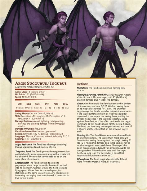 Incubus And Succubus