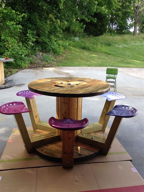 How to make wire spool table by corrie craftlog – Artofit