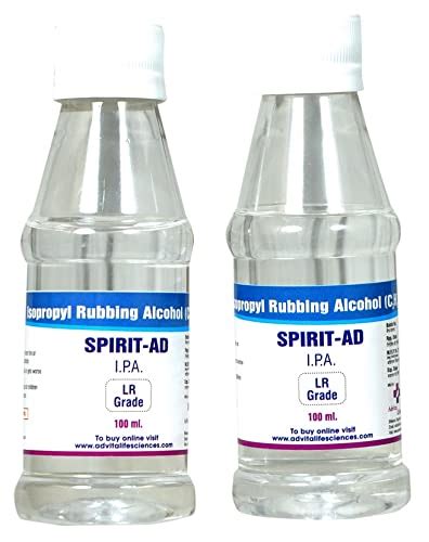 Advita Lifesciences SPIRIT-AD Iso Propyl Alcohol 100 ml x 2 (pack of 2 ...