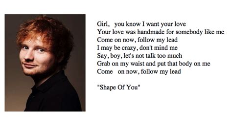 Best 34 Ed Sheeran Song Lyrics Quotes - NSF - Music Magazine