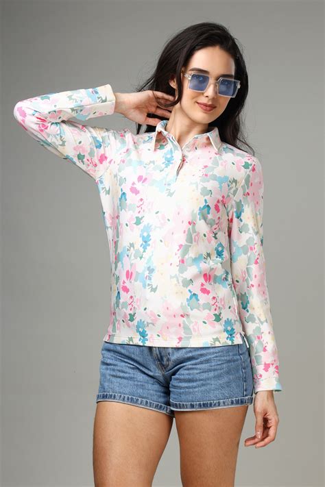 The Graphic Edition: Women's Full Sleeve Polo T-Shirt – neofaa.com