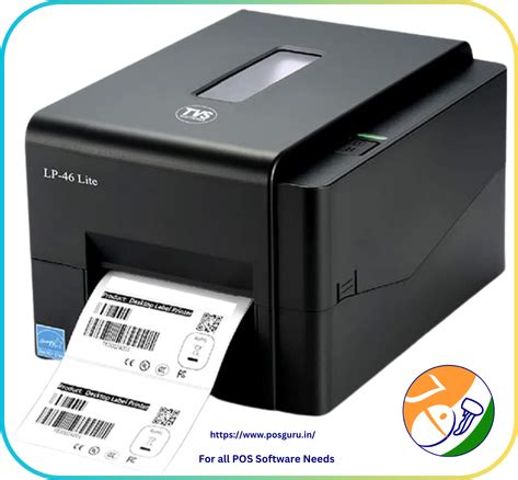 TVS ELECTRONICS LP 46 Lite |Thermal Label Printer| Supports Both 0.5 ...