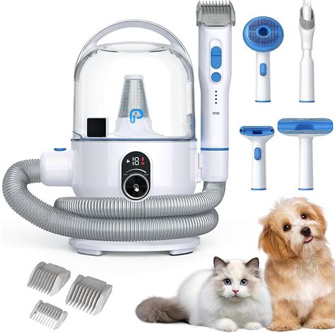 Amazon.com: ACONEE Dog Hair Vacuum & Dog Grooming Kit, 5 in-1 Pet ...