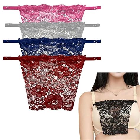 Buy FIMALIA Women's Mock Lace Clip-on Camisole for Women Deep Neck ...