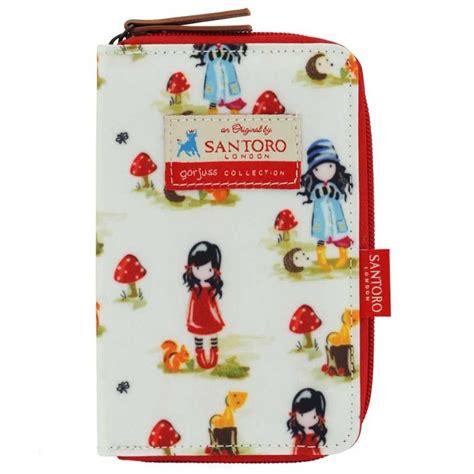 Buy Gorjuss Zip Wallet - Pastel Pattern Print Toadstools at Amazon.in