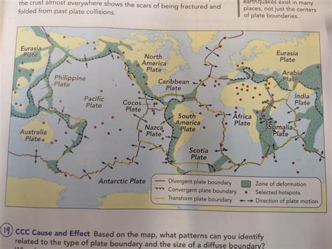 19 CCC Cause and Effect Based on the map, what patterns can you ...