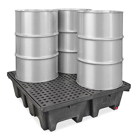 Black Spill Containment Pallets in Stock - ULINE
