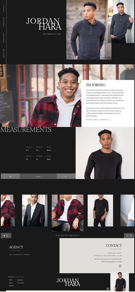 Image result for Modeling Portfolio Sample