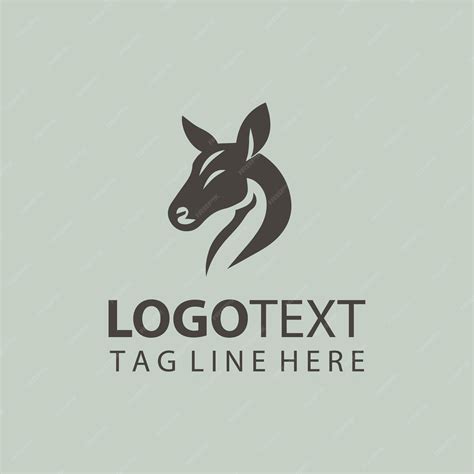 Deer logo vector illustrations | Premium Vector