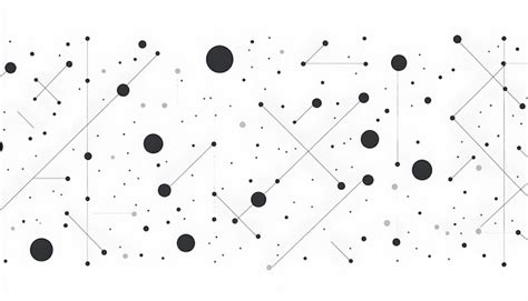 Um desenho em preto e branco de uma série de pontos e pontos | imagem ...