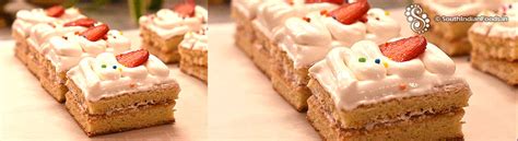 Vanilla sheet cake-No butter-1 min Frosting-How to make-Step by step ...