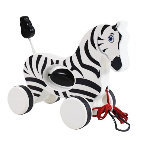 Zebra pull along toy - factorybuy – MaxSmile