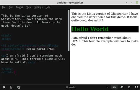 Image result for Linux G. Write Web Editor