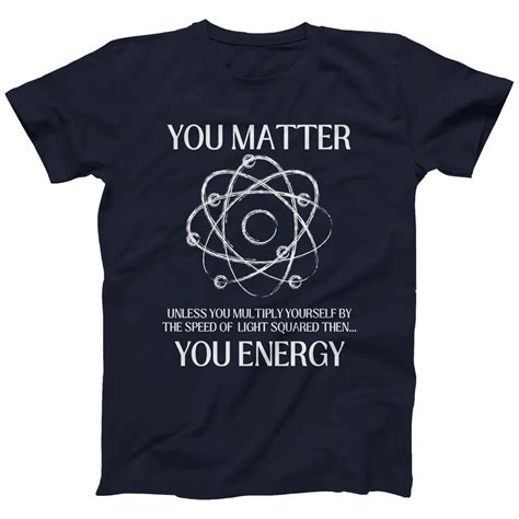 Funny Science Geek T-shirt for Men | You Matter Unless You Multiply ...