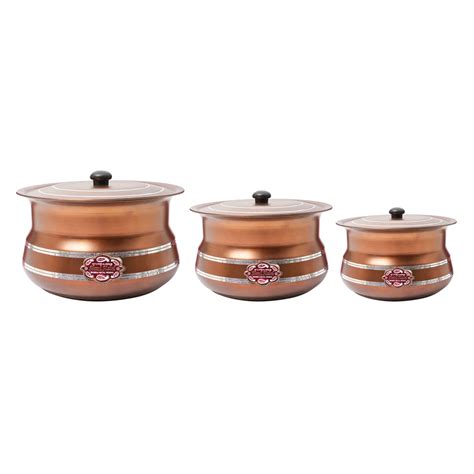 Mughlai Matka Handi Cooking Utensil Set (Ruby Diamond) – Large (7 ...