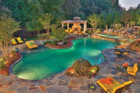 Outdoor Landscaping Ideas With Pool at Isabel Lacey blog