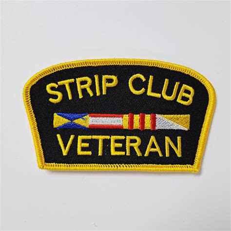 Strip Club Veteran Embroidered Patch – Snapitback Hat Company