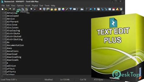 Download VovSoft Text Edit Plus 13.7.0 Free Full Activated