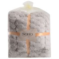 ЮК :: Текстиль банний SOHO Наб. руш. 35*75+70*140см, мікроф. Sote Grey